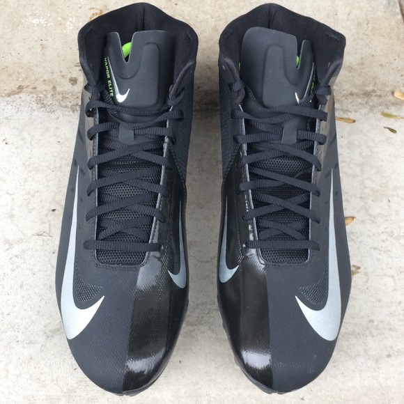 Nike Hyperfuse Vapor Elite Black Cleats size 14 - Picture 2 of 6